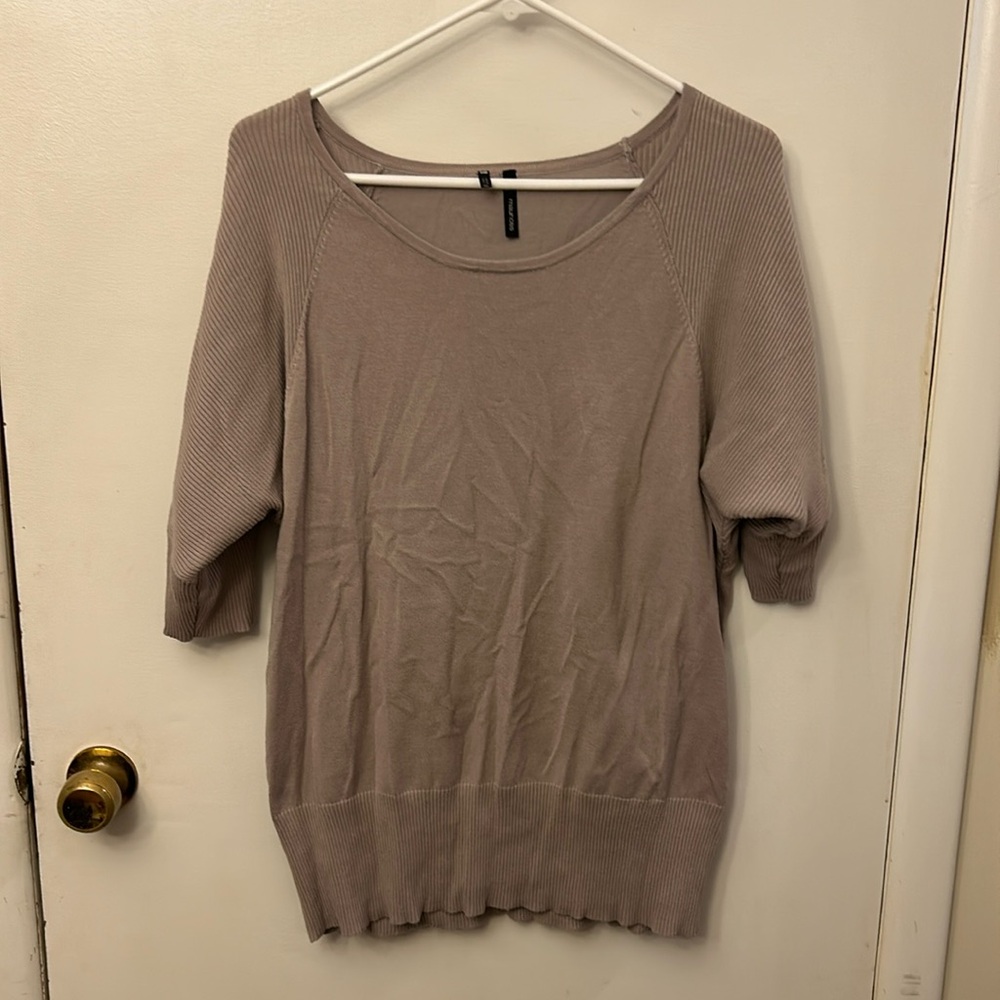 Maurice’s Women’s Sweater Tan Size XL
